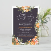 Little Cutie på Way Orange Citrus Baby Shower