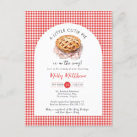 Little Cutie Paj Apple Gingham Baby Shower