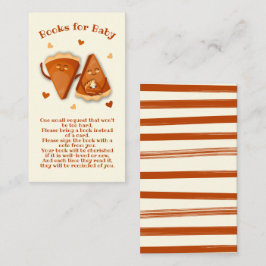 Little cutie Paj Autumn Bokar för Baby Visitkort