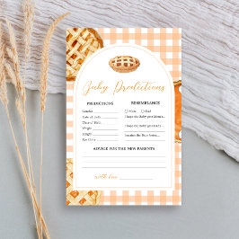 Little Cutie Paj Baby Shower Baby Predictions Game