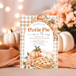 Little Cutie Paj Baby Shower-inbjudan Rustic Inbjudningar