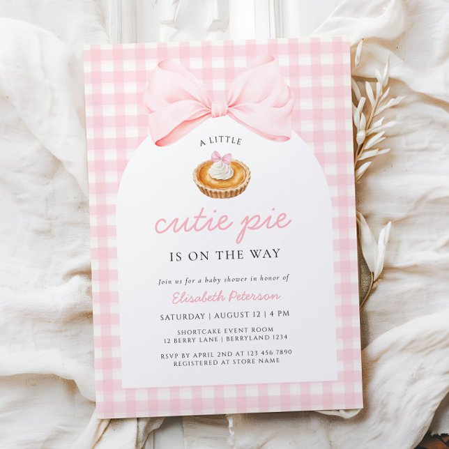 Little Cutie Paj Baby Shower Inbjudningar (Skapare uppladdad)