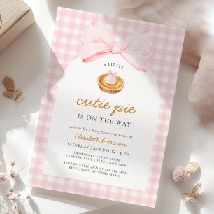 Little Cutie Paj Baby Shower Inbjudningar