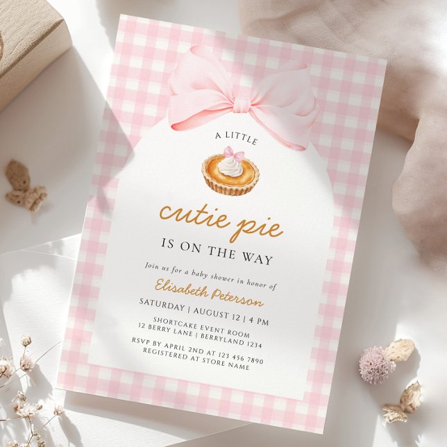 Little Cutie Paj Baby Shower Inbjudningar (Skapare uppladdad)