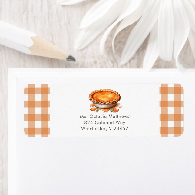 Little Cutie Paj Baby Shower Returadress Returadress Etikett (Insitu)