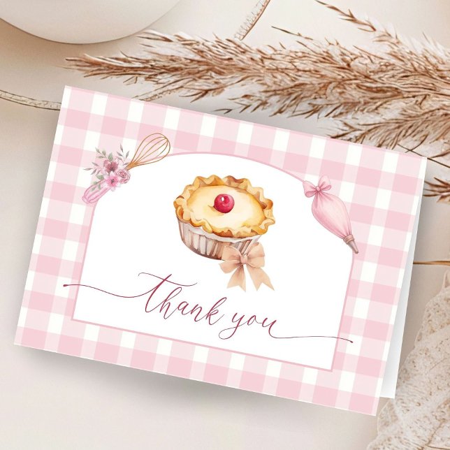 Little Cutie Paj Baby Shower Rosa Foldad Tack (Skapare uppladdad)