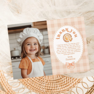 Little Cutie Paj Birthday Photo - tackkort Inbjudningar