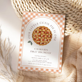 Little Cutie Paj faller första födelsedag Inbjudningar