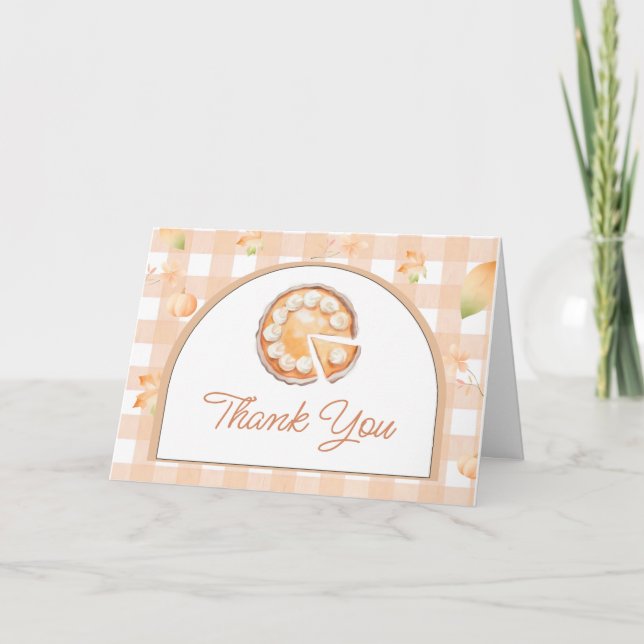 Little Cutie Paj Gingham Baby Shower Tack (Framsida)