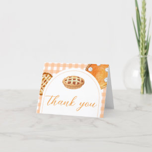 Little Cutie Paj Gingham Baby Shower Tack Kort