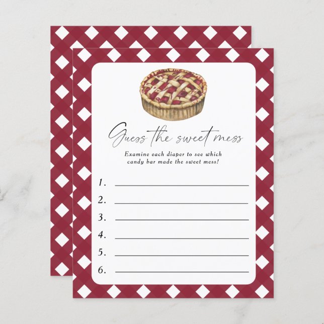 Little cutie paj - Gissa det svenska  spelet (Fram/baksida)