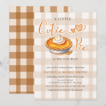 Little Cutie Paj Pumpkin Paj Fall Baby Shower
