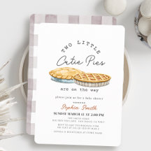 Little Cutie Paj Twillingars White Gingham Baby Sh