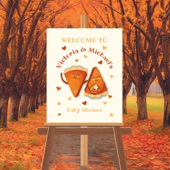 Little cutie Pumpkin Paj Höstbabydusch Poster (Skapare uppladdad)