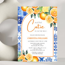 Little Cutie Summer Gender Neutral Baby Shower
