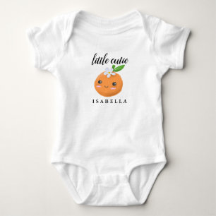 Little Cutie Sweet Orange Fruit Girl T Shirt