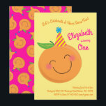 Little Cutie Tangerine Cute Kids 1st Birthday Inbjudningar<br><div class="desc">De här beundransvärda modet,  färglösa små cutie tangerine-frukten födelsedagsfest inbjudan är perfekt för ett barn 1:a födelsedag firande! Anpassa texten för att göra den till en egen. Det moderna synsättet och känslan är det perfekt sättet att fira din lilla som kärlek dansar på sin första födelsedag på sommaren!</div>