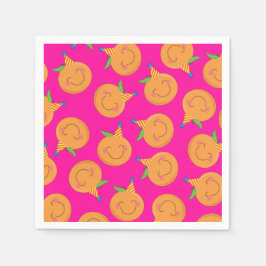 Little Cutie Tangerine Födelsedagsfest Napkins Pappersservett