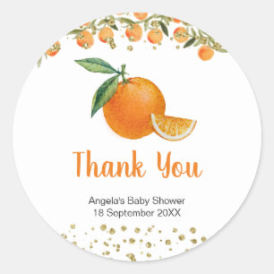 Little cutie Watercolor Tack Sticker Runt Klistermärke