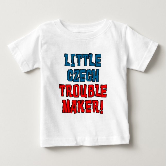 Little Czech Trouble Maker Tee Shirt (Framsida)