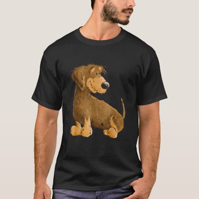 Little Dachshund for Teckel I Wire hved Dachsh T Shirt (Framsida)