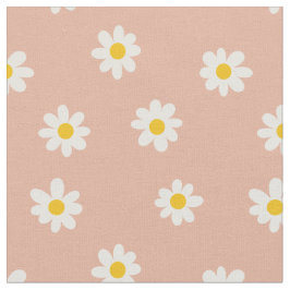 Little Daisies / dusty apricot  Tyg