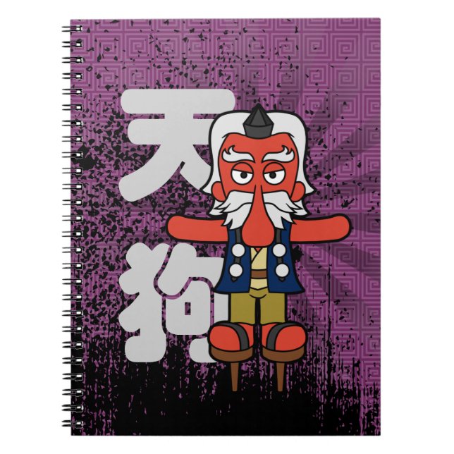 Little Daitengu Yokai Grunge Anteckningsbok (Framsidan)