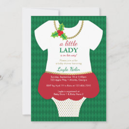 Little Dam Baby Shower-inbjudan, jul Inbjudningar