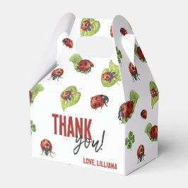 Little Dam Ladybug Födelsedagsfest, vilken ålder s Presentaskar