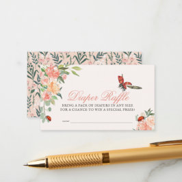 Little Dam Ladybug Ro Diaper Raffle Biljett Tilläggskort