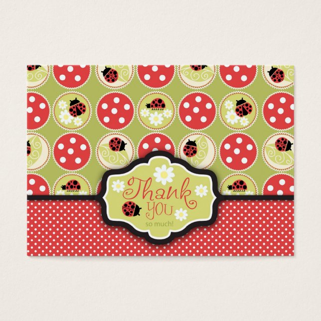 Little Dam TY Notecard Visitkort (Framsidan)