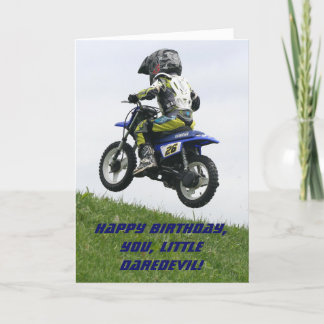 LITTLE DAREDEVIL BIRTHDAY Card Tack Kort