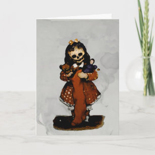 Little Dead Girl-julkort Helgkort