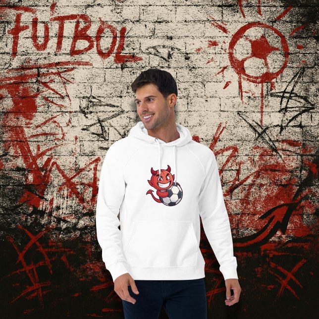 Little Devil with a soccer ball Hoodie (Skapare uppladdad)