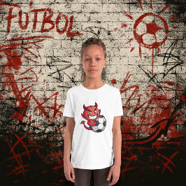 Little Devil with a soccer ball T Shirt