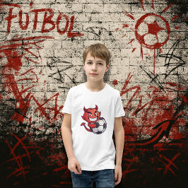 Little Devil with a soccer ball T Shirt