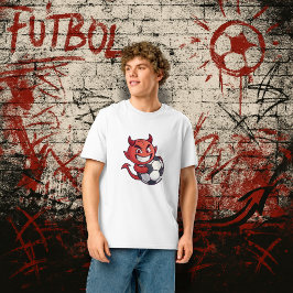 Little Devil with a soccer ball T Shirt