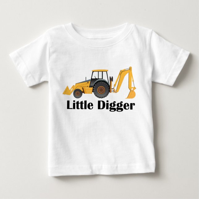 Little Digger - Baby Bra Jersey T-Shirt  (Framsida)