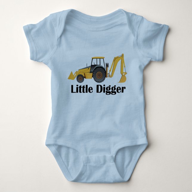 Little Digger - Baby Jersey Bodydress  T-shirt (Framsida)