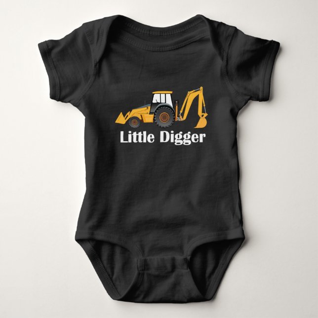 Little Digger - Baby Jersey Bodydress  Tröja (Framsida)