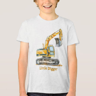 Little Digger Construction Maskin T Shirt