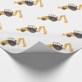 Little Digger - Glossy Wrapping Papper, 30 x 6 Presentpapper