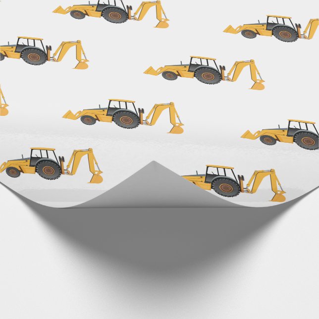 Little Digger - Glossy Wrapping Papper, 30 x 6  Presentpapper (Hörn)