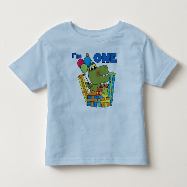 Little Dino 1st Birthday T shirts och Gifts (Framsida)