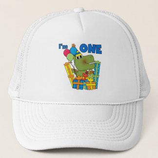 Little Dino 1st Birthday T shirts och Gifts Keps