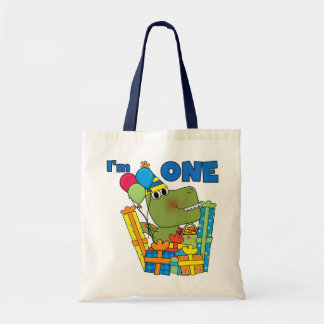 Little Dino 1st Birthday T shirts och Gifts Tygkasse