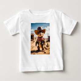 "Little Dino Cowboy in the Vild Vilda western" T Shirt