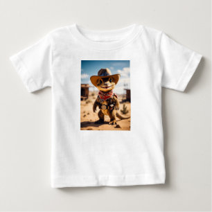 "Little Dino Cowboy in the Vild Vilda western" T Shirt