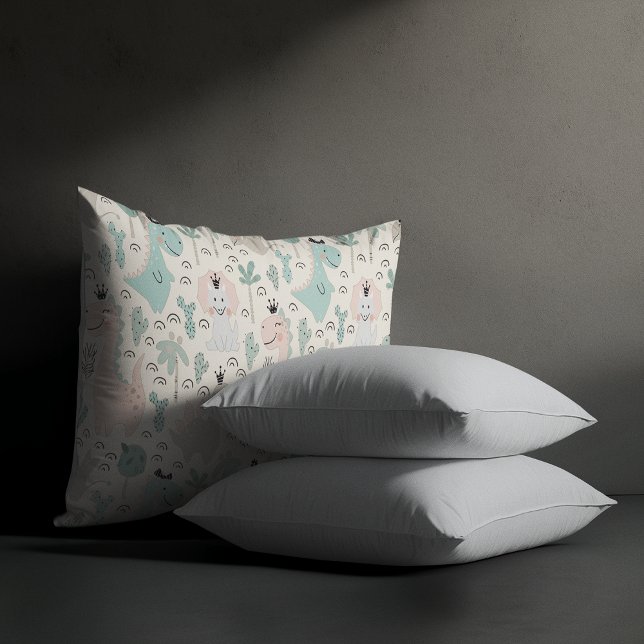 Little Dino Delight Prydnadskudde (Little Dino Delight Accent Pillow)