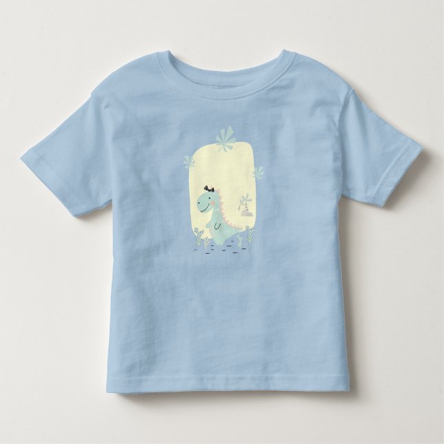 Little Dino Delight T Shirt (Framsida)